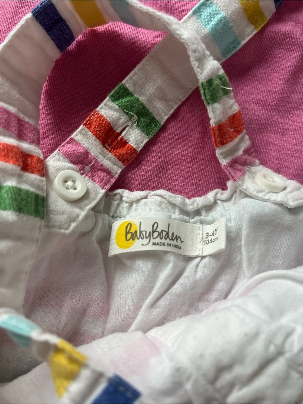 Mini Boden Sundress and Shirt 3-4y